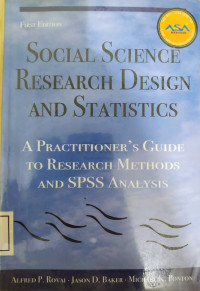 Social science research design and statistics